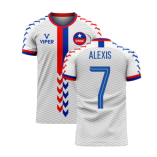 Chile 2020-2021 Away Concept Football Kit (Viper) (ALEXIS 7)