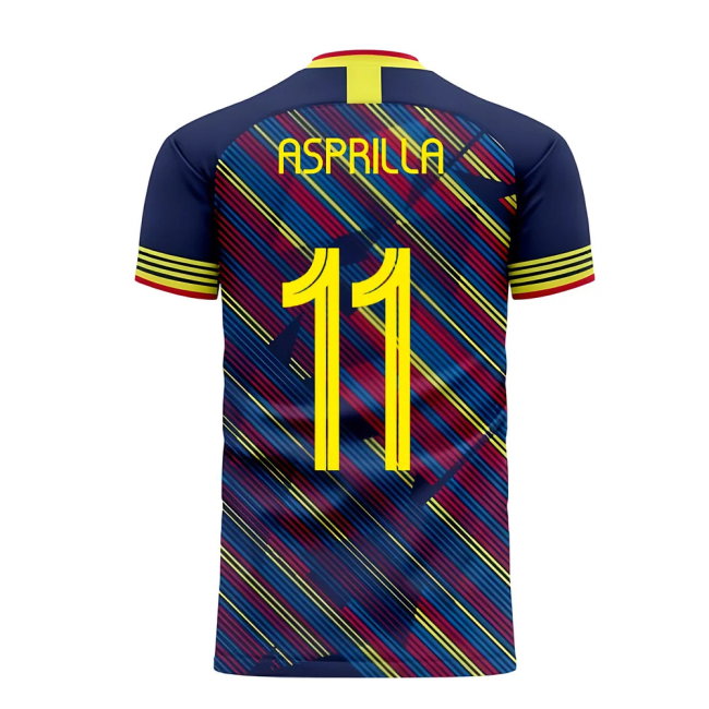Colombia 2025-2026 Third Concept Football Kit (Libero) (ASPRILLA 11)
