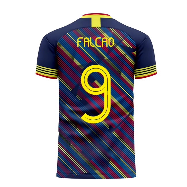 Colombia 2025-2026 Third Concept Football Kit (Libero) (FALCAO 9)