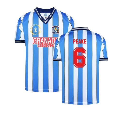 Coventry 1987 FA Cup Final Retro Shirt (Peake 6)