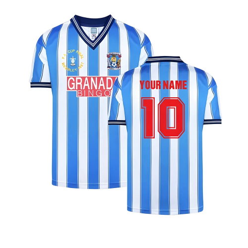 Coventry 1987 FA Cup Final Retro Shirt (Your Name)