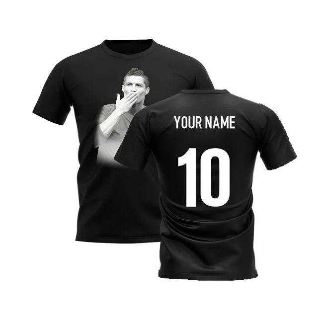 Cristiano Ronaldo Legend T-Shirt (Black) (Your Name)