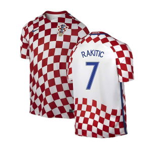 Croatia 2016-17 Home Shirt ((Good) XXL) (Rakitic 7)