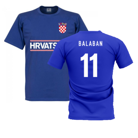 Croatia Team T-Shirt - Royal (BALABAN 11)