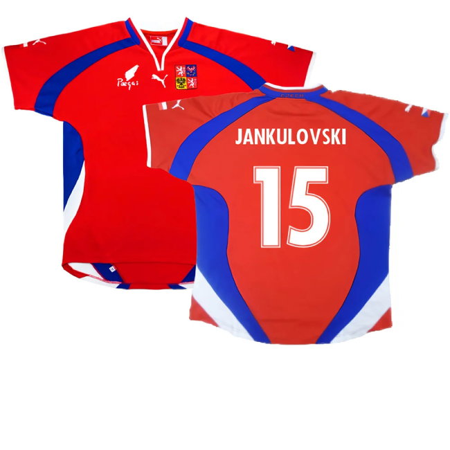 Czech Republic 2000-02 Home Shirt ((Very Good) L) (Jankulovski 15)