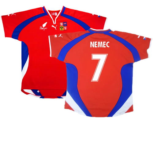 Czech Republic 2000-02 Home Shirt ((Very Good) L) (Nemec 7)