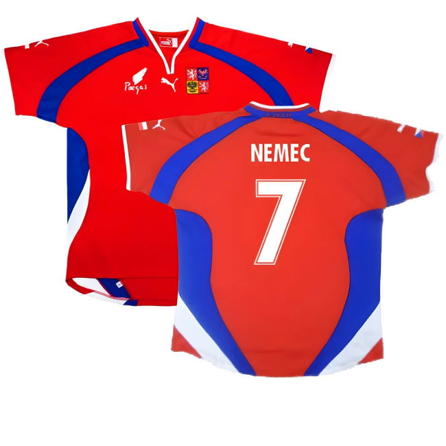 Czech Republic 2000-02 Home Shirt ((Very Good) XL) (Nemec 7)