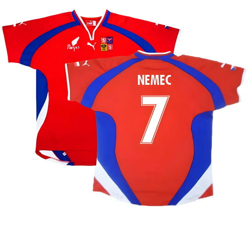 Czech Republic 2000-02 Home Shirt ((Very Good) XL) (Nemec 7)