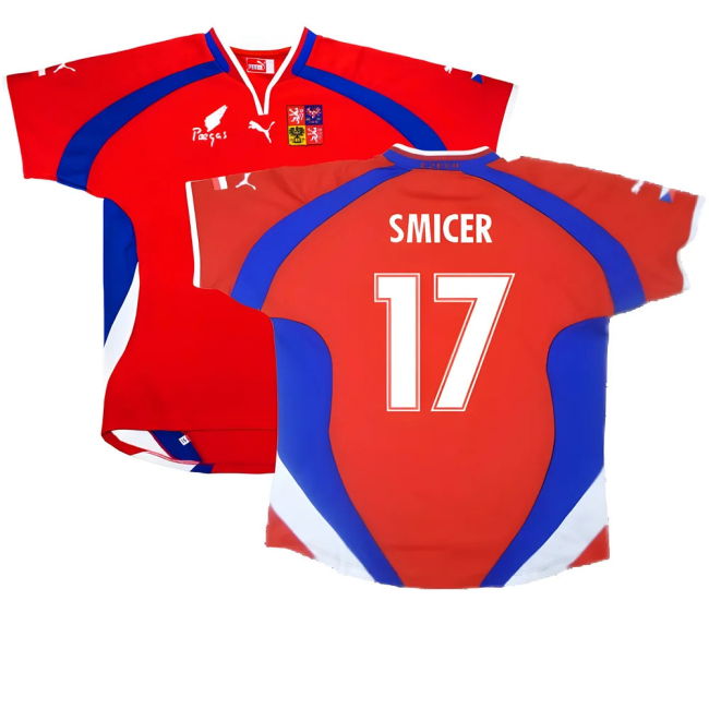 Czech Republic 2000-02 Home Shirt ((Very Good) XL) (Smicer 17)
