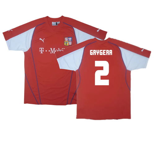 Czech Republic 2003-04 Home Shirt ((Excellent) XL) (Grygera 2)