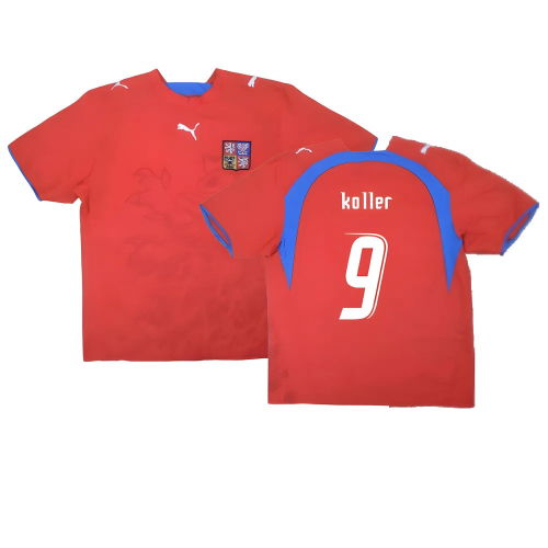 Czech Republic 2006-08 Home Shirt ((Very Good) L) (Koller 9)
