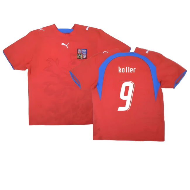 Czech Republic 2006-08 Home Shirt ((Very Good) L) (Koller 9)