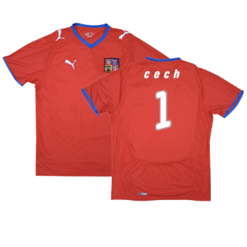 Czech Republic 2008-09 Home Shirt ((Very Good) XL) (Cech 1)