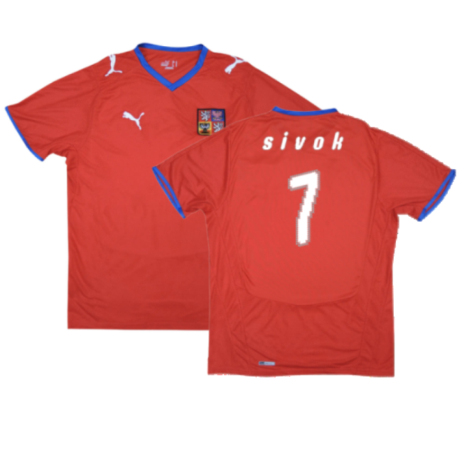 Czech Republic 2008-09 Home Shirt ((Very Good) XL) (Sivok 7)