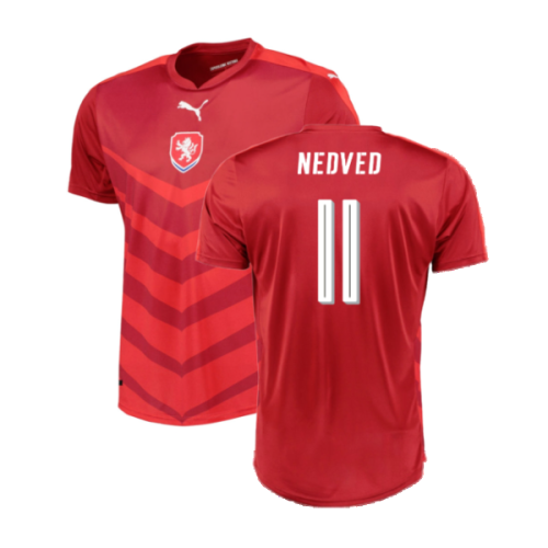 Czech Republic 2016-17 Home Shirt ((Very Good) XXL) (Nedved 11)