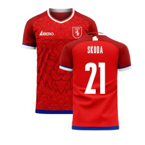 Czech Republic 2025-2026 Home Concept Kit (Libero) (SKODA 21)