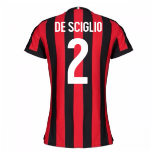 2017-2018 AC Milan Womens Home Shirt (De Sciglio 2)