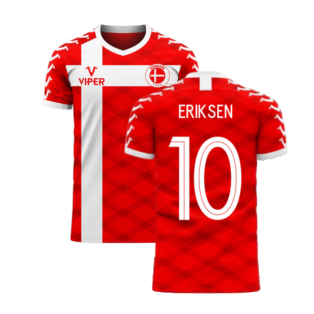 Denmark 2022-2023 Home Concept Football Kit (Viper) (ERIKSEN 10)