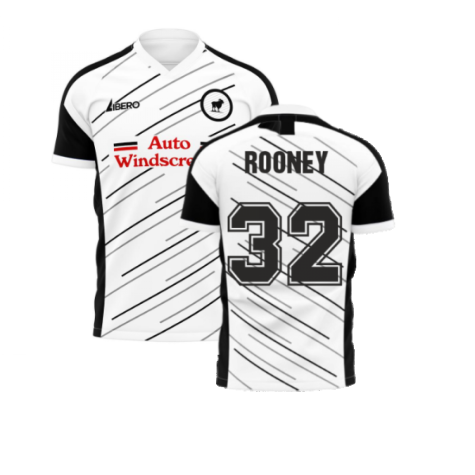Derby 2023-2024 Home Concept Football Kit (Libero) (Rooney 32)