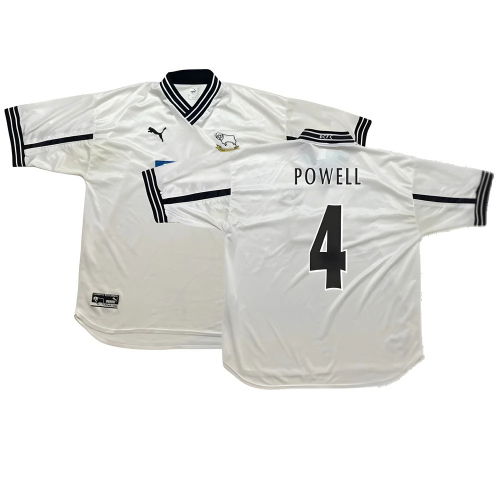 Derby County 1999-00 Home Shirt ((Very Good) XXL) (Powell 4)