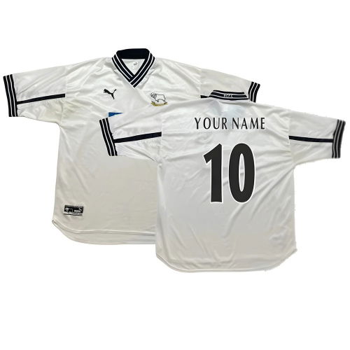 Derby County 1999-00 Home Shirt ((Very Good) XXL) (Your Name)