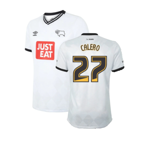 Derby County 2015-16 Home Shirt ((Good) XXL) (Calero 27)