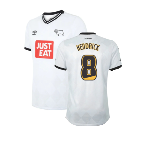 Derby County 2015-16 Home Shirt ((Good) XXL) (Hendrick 8)