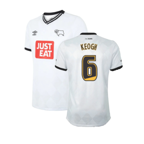 Derby County 2015-16 Home Shirt ((Good) XXL) (Keogh 6)
