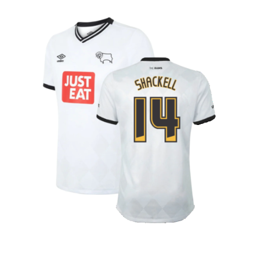Derby County 2015-16 Home Shirt ((Good) XXL) (Shackell 14)