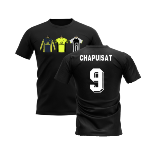 Dortmund 1996-1997 Retro Shirt T-shirt (Black) (Chapuisat 9)