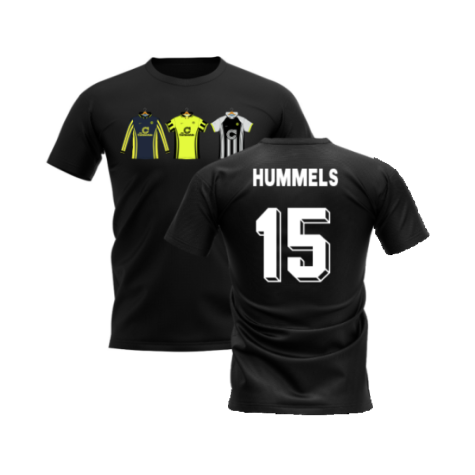 Dortmund 1996-1997 Retro Shirt T-shirt (Black) (Hummels 15)