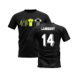 Dortmund 1996-1997 Retro Shirt T-shirt (Black) (Lambert 14)