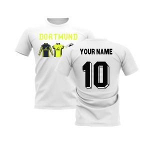 Dortmund 1996-1997 Retro Shirt T-shirt - Text (White)