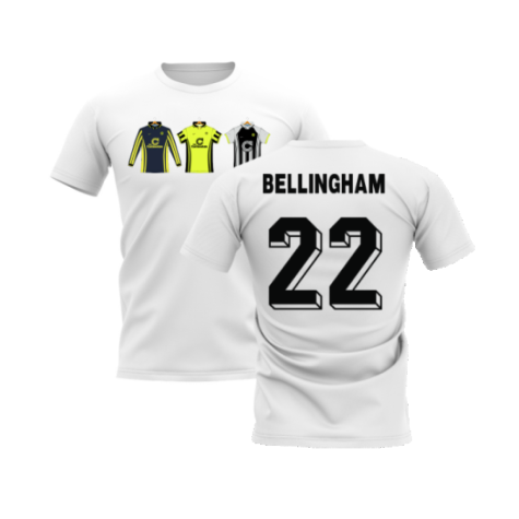 Dortmund 1996-1997 Retro Shirt T-shirt (White) (Bellingham 22)