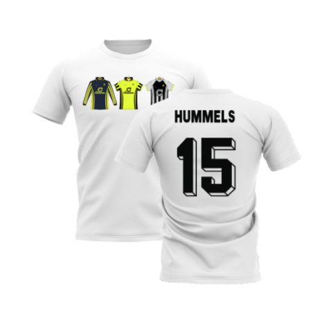 Dortmund 1996-1997 Retro Shirt T-shirt (White) (Hummels 15)