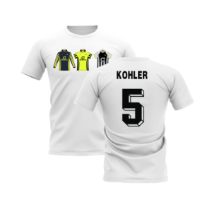 Dortmund 1996-1997 Retro Shirt T-shirt (White) (Kohler 5)