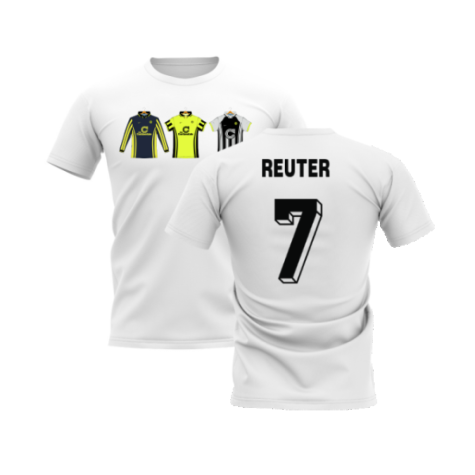 Dortmund 1996-1997 Retro Shirt T-shirt (White) (Reuter 7)