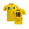 Dortmund 1996-1997 Retro Shirt T-shirt (Yellow) (Ricken 18)