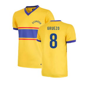 Ecuador 1983 Retro Football Shirt (GRUEZO 8)