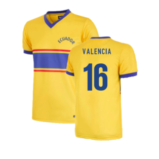 Ecuador 1983 Retro Football Shirt (VALENCIA 16)