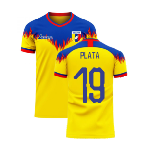 Ecuador 2022-2023 Home Concept Football Kit (Libero) (PLATA 19)