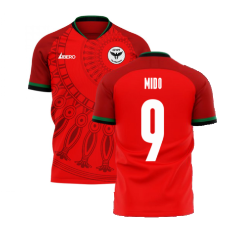 Egypt 2022-2023 Home Concept Football Kit (Libero) (MIDO 9)