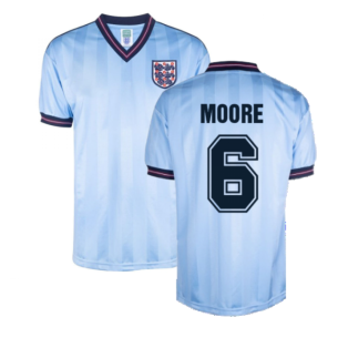 England 1986 World Cup Finals Third Shirt (MOORE 6)