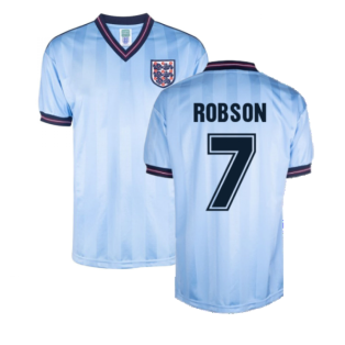 England 1986 World Cup Finals Third Shirt (Robson 7)