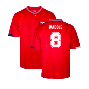 England 1989 Away Retro Shirt (Waddle 8)