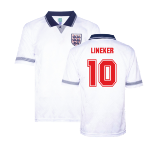 England 1990 Home Retro Shirt (LINEKER 10)