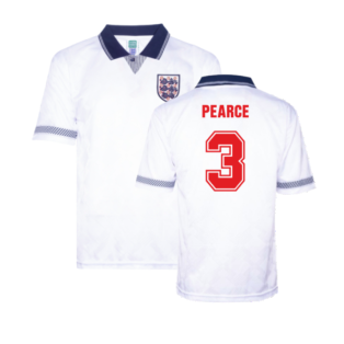 England 1990 Home Retro Shirt (PEARCE 3)