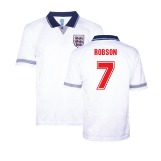 England 1990 Home Retro Shirt (Robson 7)