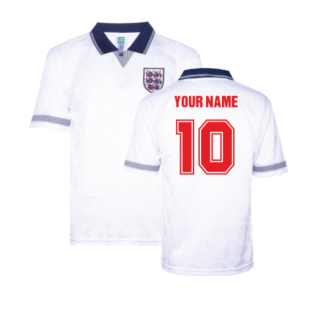 England 1990 Home Retro Shirt (Your Name)