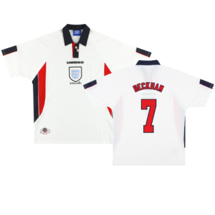 England 1997-1999 Home Shirt (M) (Very Good) (BECKHAM 7)